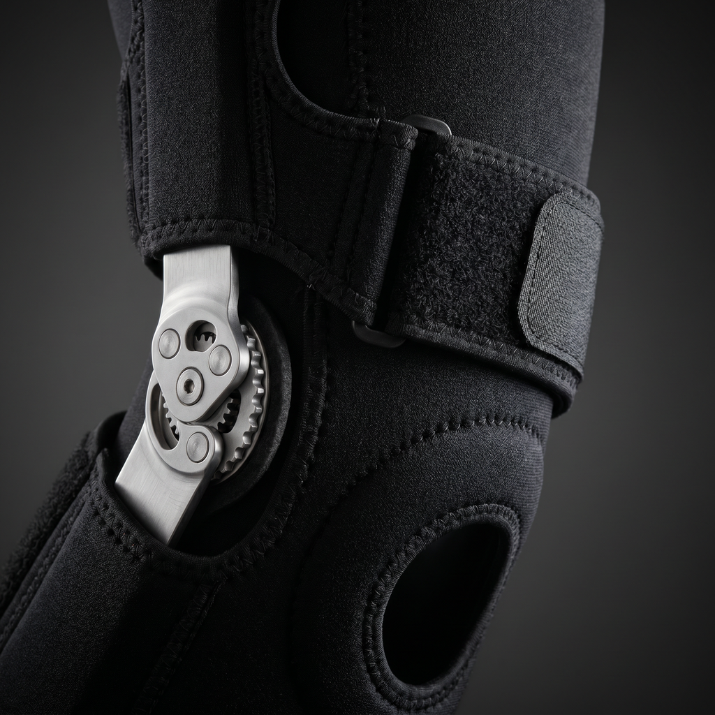 Acuity StabilKnee Pro Hinged Orthopedic Brace — detail view