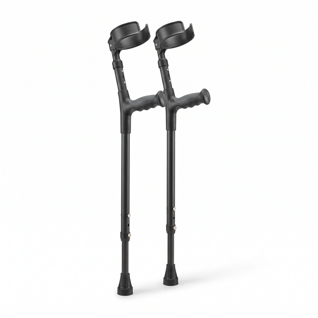Acuity PrecisionGrip Carbon Fiber Forearm Crutches (Pair) — hero view