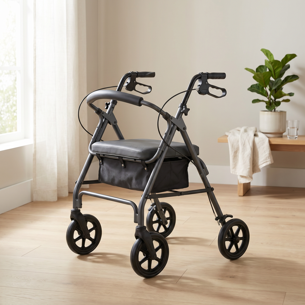 Acuity ProMobile Lightweight Rollator Walker — lifestyle view