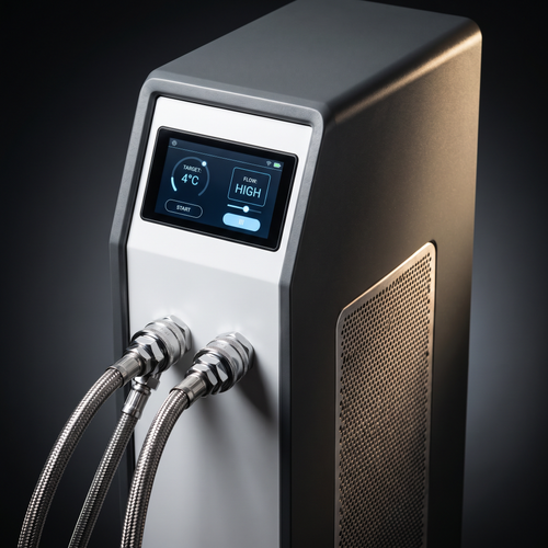 Acuity CryoFlux Personal Cold Plunge Cooler — detail view