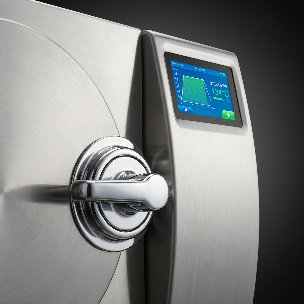 Acuity SteriCore Premium Tabletop Autoclave Sterilizer (12L) — detail view
